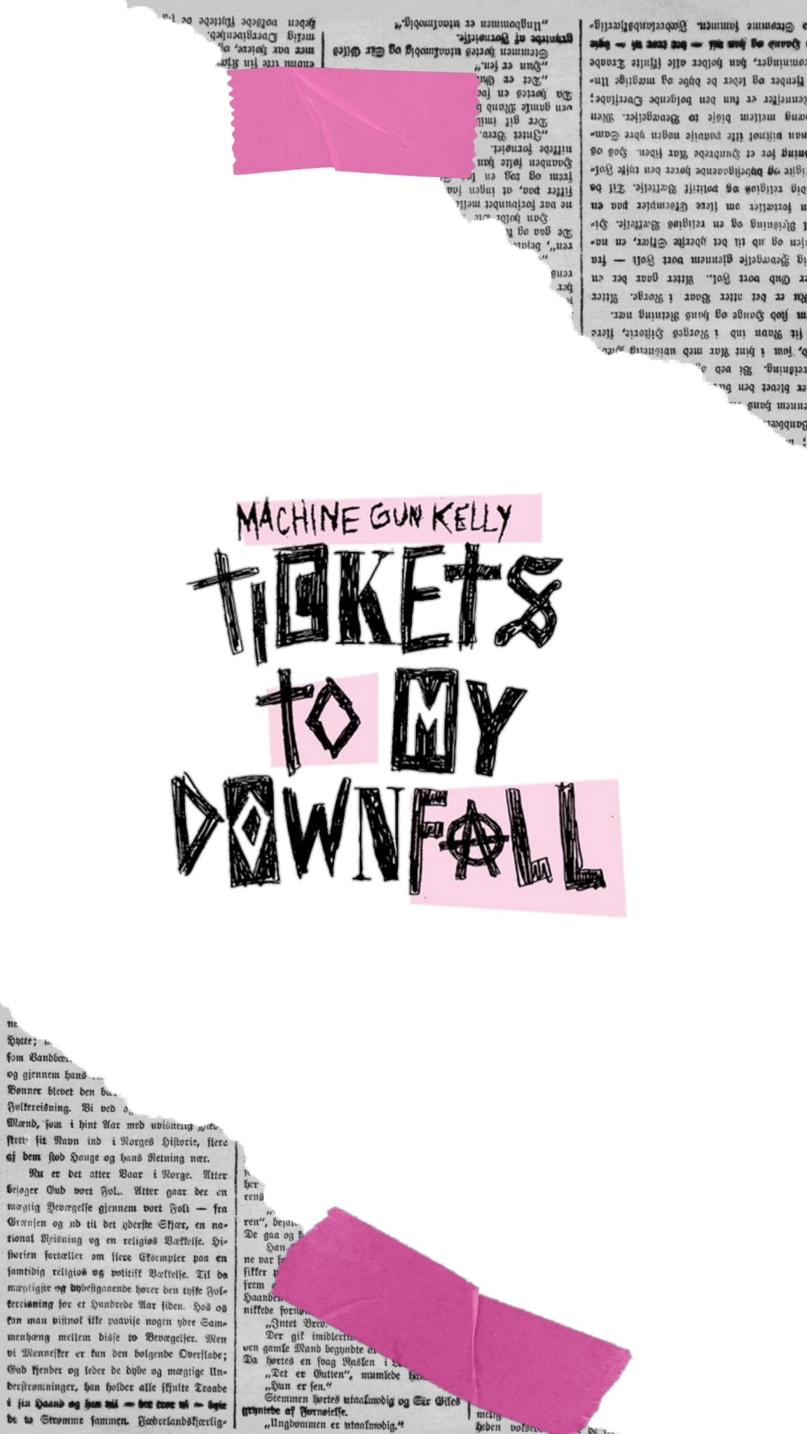 Machine Gun Kelly Tickets To My Downfall HD phone wallpaper  Pxfuel