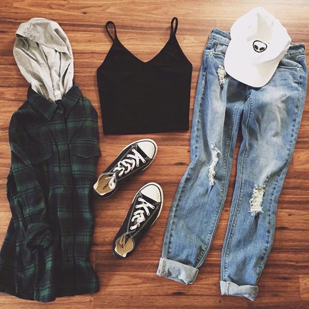 jeans and converse outfit tumblr