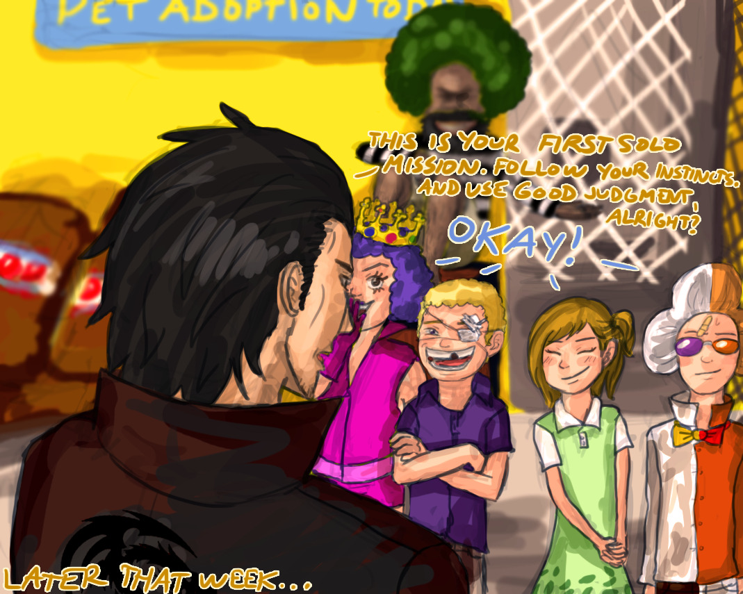 codenamezimbabwe-art:  I’m assuming this is why Dragon opted not to raise children…..