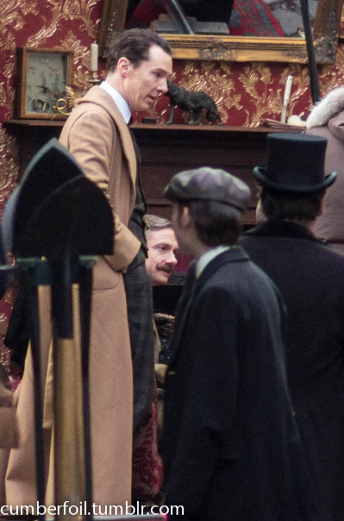 cumberfoil:The one time I had Ben and Martin next to each-other. Bonus Lestrade mutton chops in the 