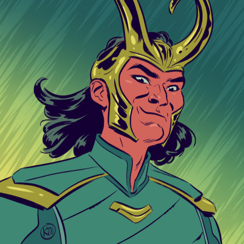 Drawing Loki in Photoshop.