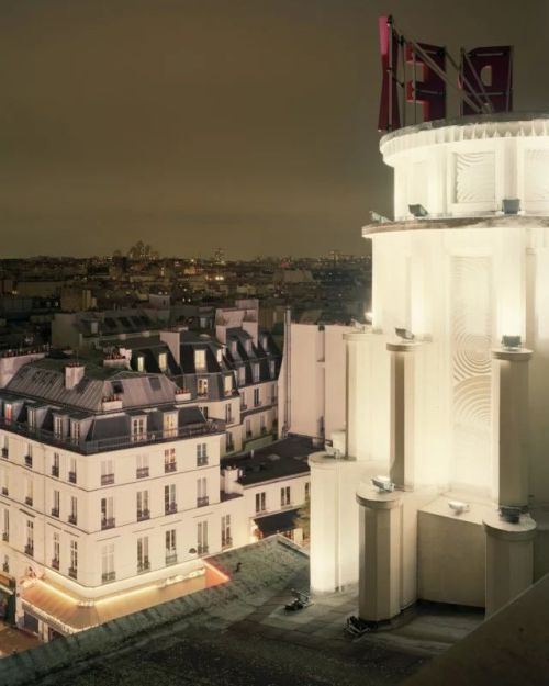 archatlas:Rooftop Photos of Paris at Night “Over Paris” is a gorgeous ongoing photo project by photo