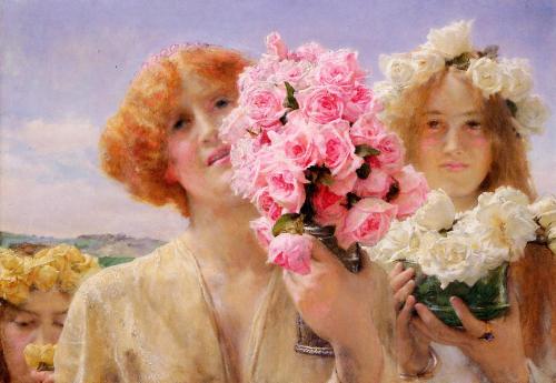 Porn photo Summer Offering Sir Lawrence Alma-Tadema