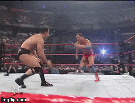 fit-black-superstars:goodtimesgreatmemories:In a rematch from No Mercy, The Rock
