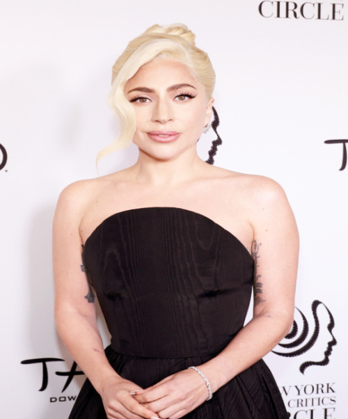 Lady Gaga. 87th New York Film Critics Circle Awards.