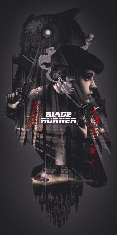Blade Runner by John Guydo / Tumblr18″ x 36″ screen print, edition of 200 and variant edition of 100