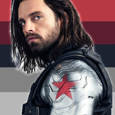 Bucky Barnes Omnisexual and Bigender Icons !! Free to use with credit !