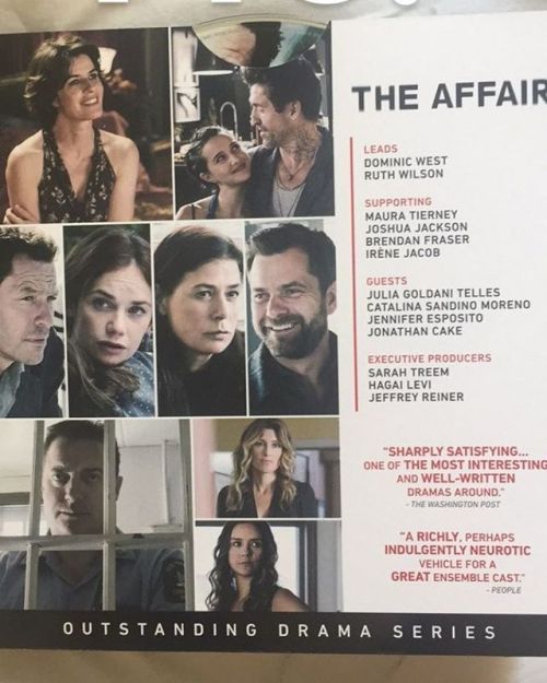 @sho_theaffair Emmy FYC booklet posted by @juliagtelles1 #MauraTierney #DominicWest #RuthWilson #Jos