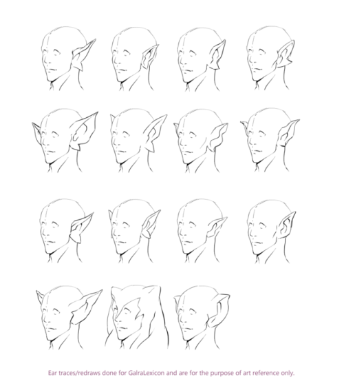 Galra ears variations Part 1 of ?Row 1: Archivist, Krolia, Scientist in Flashback, RahtRow 2: Sniv, 