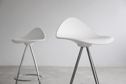 just-good-design:  STUA Onda stools with white monochrome seat is the best seller. Keep it simple! a Jesus Gasca design 