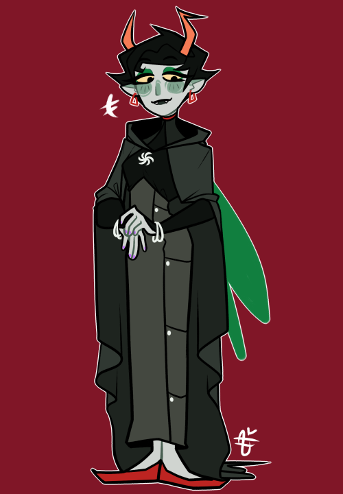 sarcasmprodigy:Anon I’m so sorry you said comfortable and then Kanaya and I made a vampire instead.