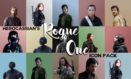 herocassian: Herocassian’s Rogue One Icon Pack  please like or reblog if you like/save/use the