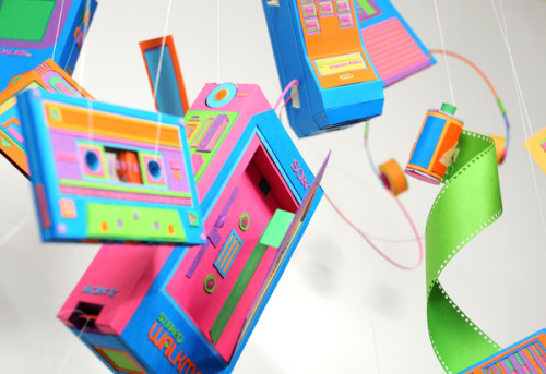 cross-connect:  Lucy Thomas and Thibault Zimmermann are Zim & Zou, a French studio based in Nancy. Giving a dynamic edge to three-dimensional art and installation, the duo prefers using with “real objects”, such as paper, rather than digital rendering