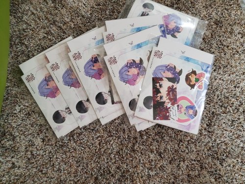 ✨ PRODUCTION UPDATE ✨All prints and sticker sheets have arrived, the PDF zines are complete and keyc