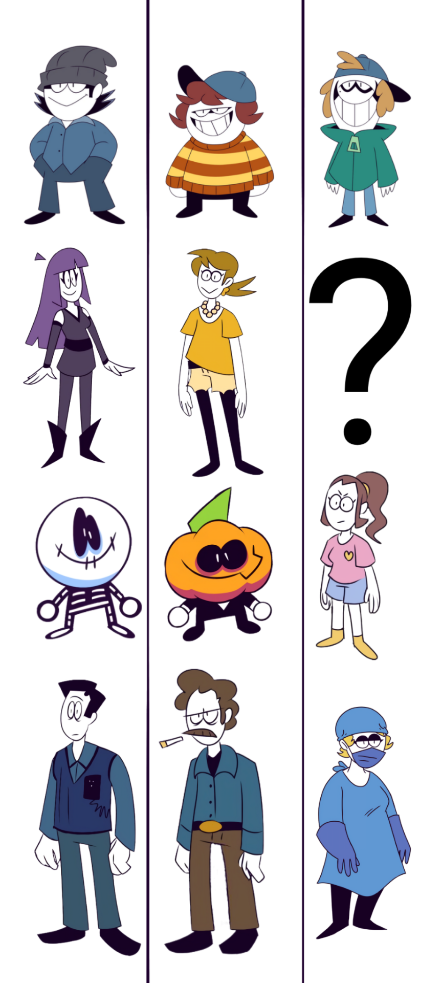 UPDATED) every character and names : r/spookymonth