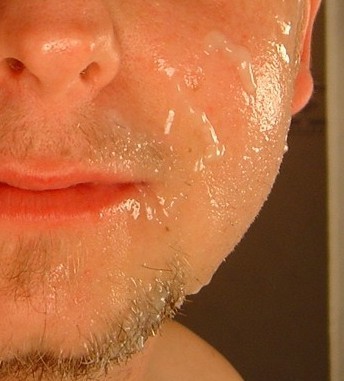My face with frosting 