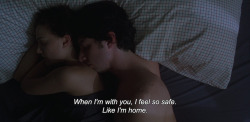  “When I’m with you, I feel so safe.