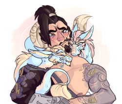 tuh:Hanzo may act like he’s all cold and indifferent but he actually gets pretty lonely…his dragons usually come out to cheer him up.