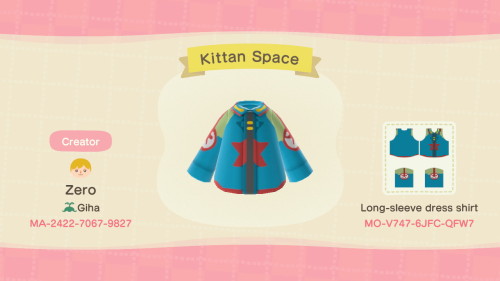 and finallyy, kittan’s space jacket! &lt;3 