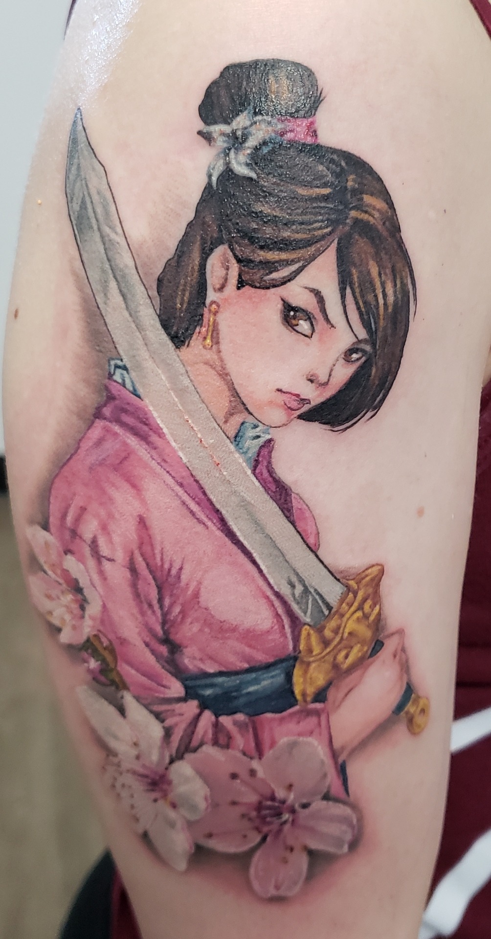 Mulan tattoo by Matt Wood at Anchored Ink in... - INKPEDIA