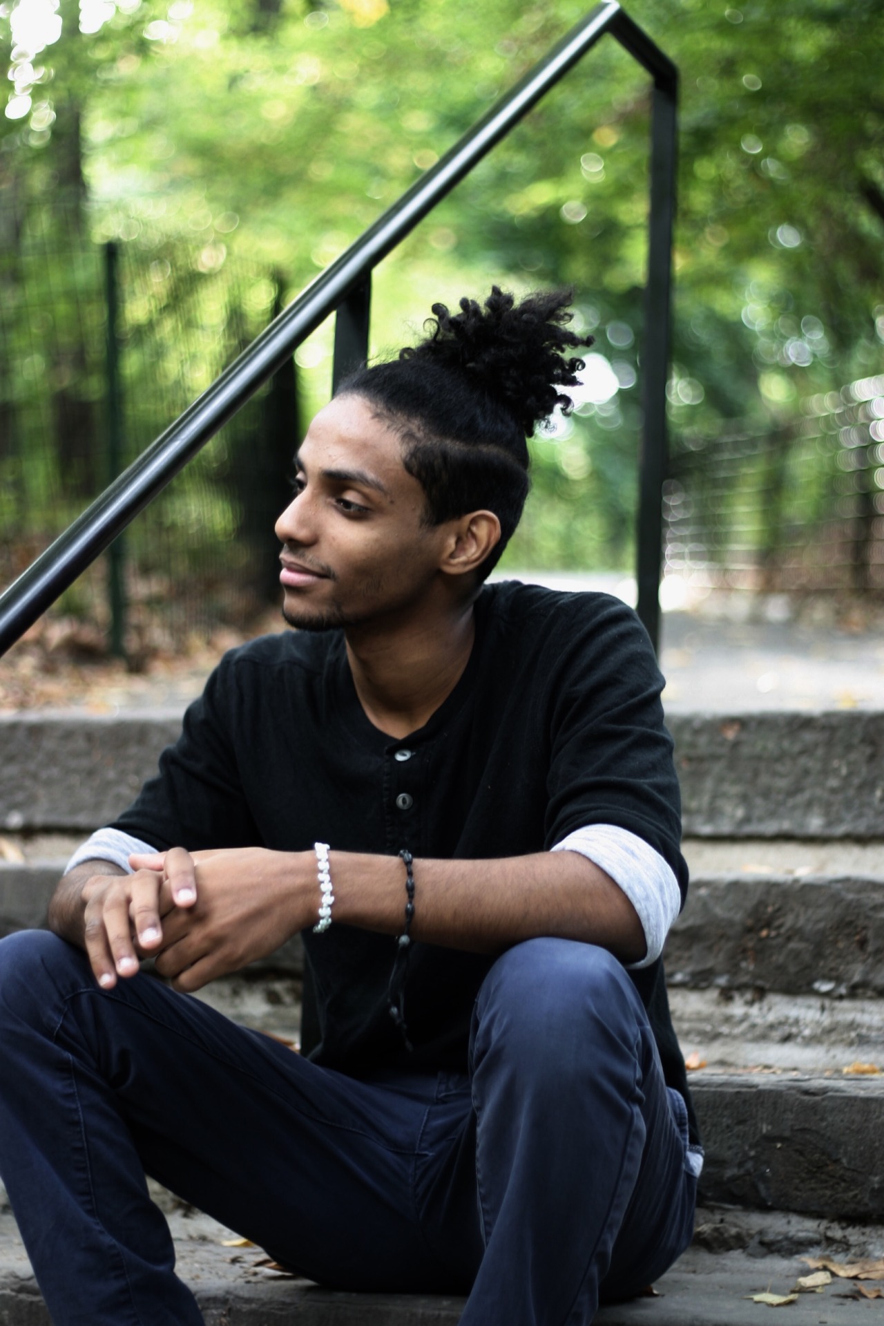 munroesdream: robertnieves:  Anthony in Central Park   another adorable being 