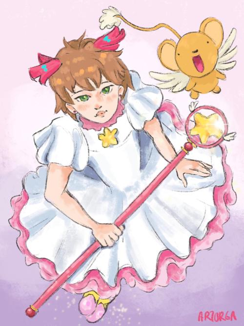 Im feeling really nostalgic watching Cardcaptor Sakura again, feels like being back in the childhood