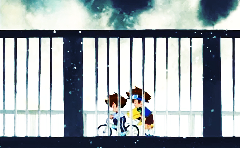 taugehishcactus:  [Child] Taichi : oww.. Agumon : What’s wrong Taichi?  Taichi :