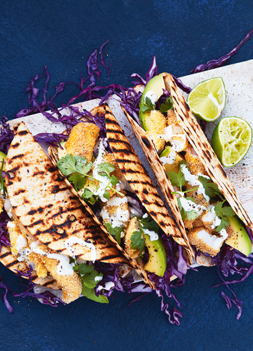 We need to taco-about this! Crispy Fish Tacos With Avocado