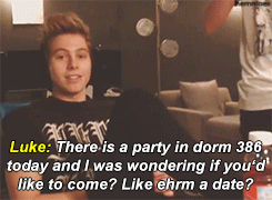 hemmoes:AU Meme: Frat boy Luke fancies you.