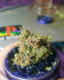 bakedlilbae:my weed is purpley like everything