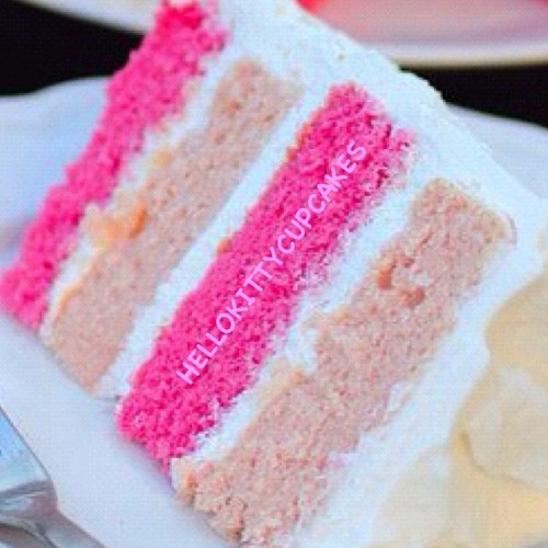 #cake #dessert #treat #birthday #fun #pink #kawaii #bake #baking #food #foodporn #coolcolors #popula