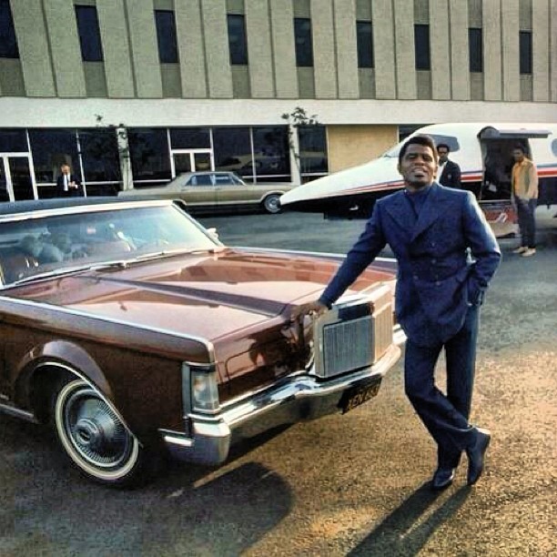 In 1969 James Brown had a new 69 Lincoln and his own Lear jet! #black #power #wealth