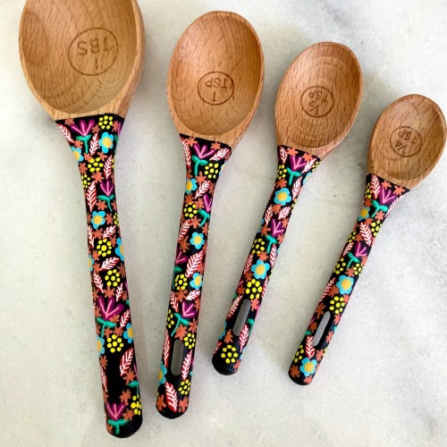 sosuperawesome: Rolling Pins and Measuring Spoons // Oh The Places We Go on Etsy