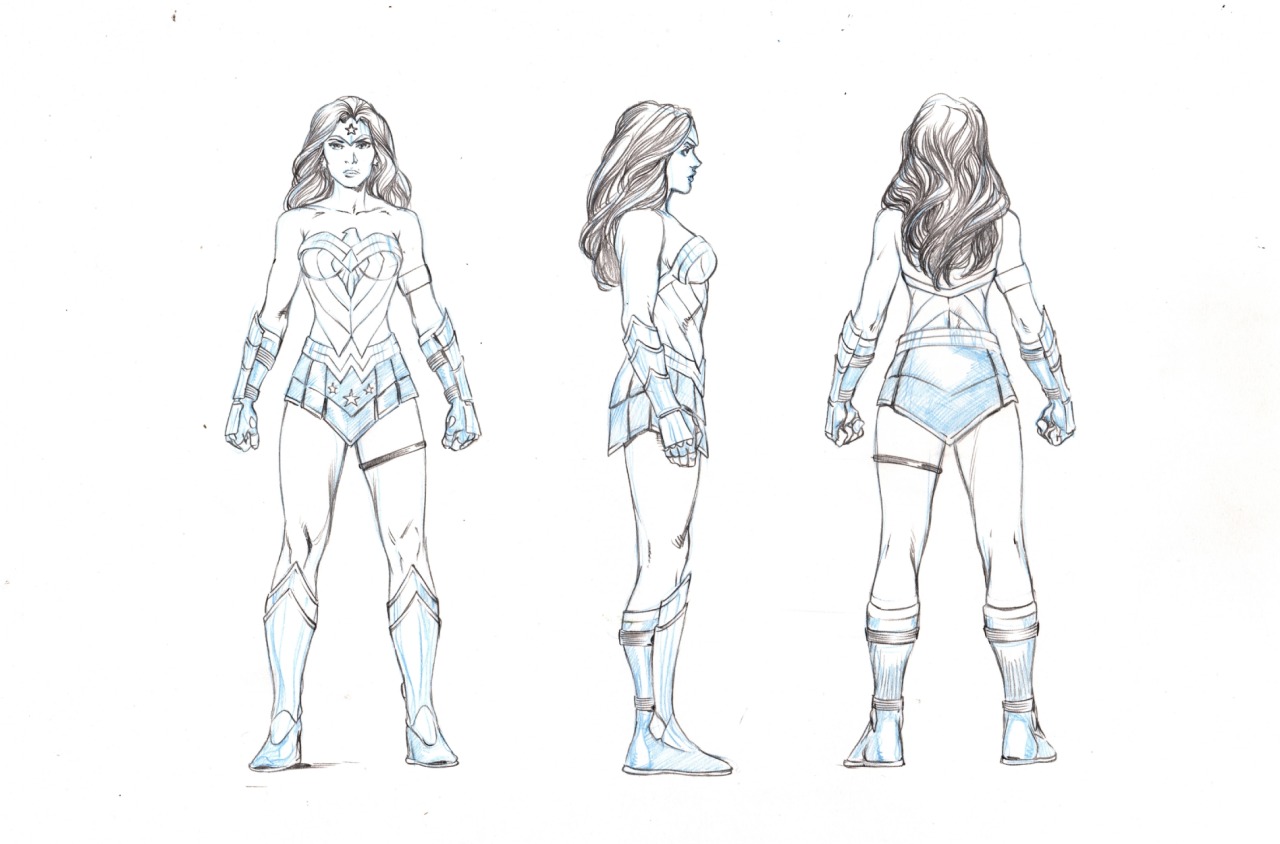 charactermodel:Wonder Woman by Ivan Reis [ DC Icons ](via DC Icons by Ivan Reis -