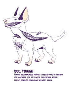 c3rmen: Hey everyone! With halloween just around the corner I just want to remind you that Hellhound adoption is not just a life long commitment, but after-lifelong commitment as well. Know your breeds!! 