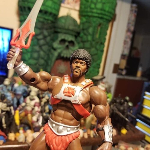 blactionfiguresandcomics:He-Man custom. I’d love to get my hands on this!https://www.instagram.com/p