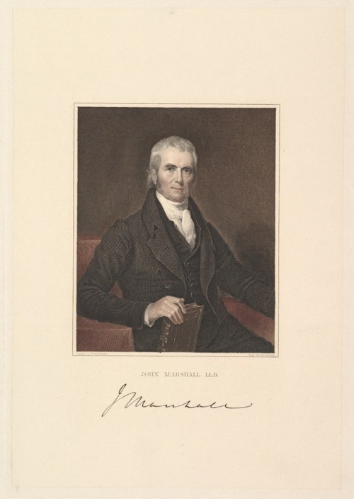 met-drawings-prints: Chief Justice John Marshall by Asher Brown Durand via Drawings and PrintsMedium