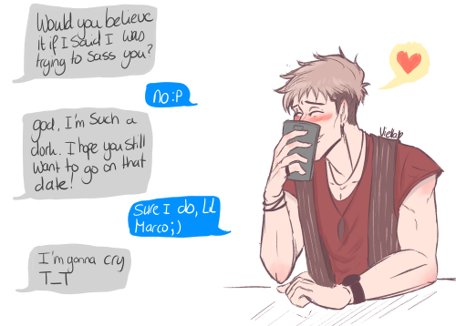 viella-art:  AU where Marco is a foreign adult photos