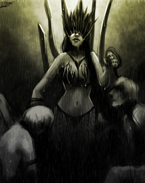 ikebanakatsu:   Queen of the damned For a facebook group, it was one of the topics for today ^^  Speedpaint: http://www.youtube.com/watch?v=IHzww69x_no&feature=youtu.be   