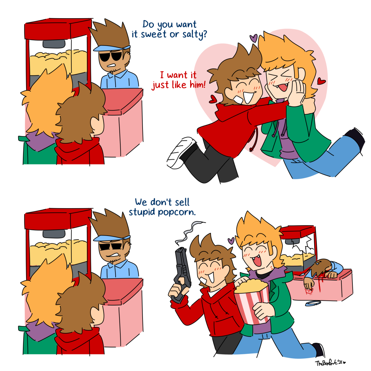 Kira Bitz — theboxfort: Yes, Tord and Matt fucking broke the...