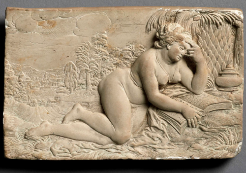 Relief with Magdalene Reading - attributed to Georg SchweiggerExecuted in Nuremberg, Germany 1634Sol