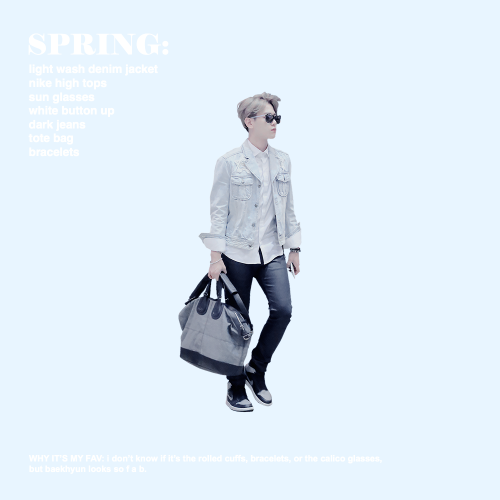 chanyeollipop:  best of exo’s airport fashion: baekhyun 2014 