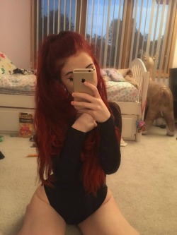 celestiavegaoffical:  Lil red head