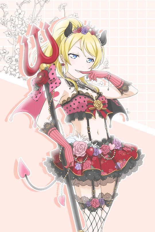 lovelivescenarios:  Eli Ayase Cards + Flowers // #330, #439, #962, #1138
