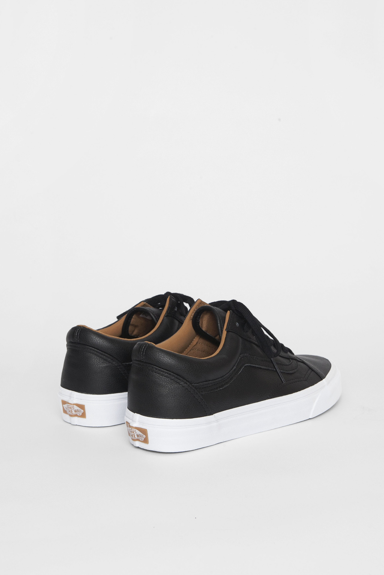 vans old skool premium leather black