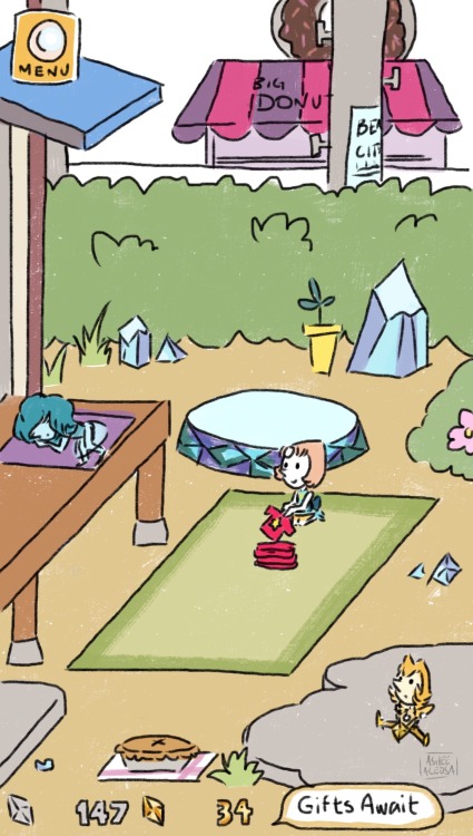 rmgilby:  aceosa:  Pearl Atsume, I want to collect MORE  I NEED THIS CROSS OVER SO MUCH!!!!  Stawwwwp  (NO DON’T PLEASE MAKE THIS HAPPEN @stevencrewniverse)