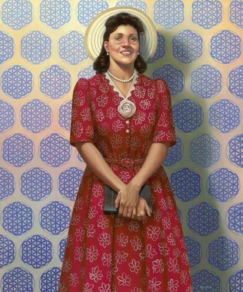 fyblackwomenart:Henrietta Lacks The Mother of Modern Medicine by Kadir Nelson, oil on linen, 2017Whe