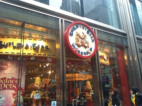 cryingnewyork:   Build-A-Bear Workshop 565 5th Ave, New York, NY 10017 Yesterday