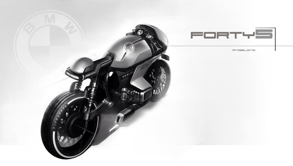 caferacerpasion:  Awesome design! BMW Cafe Racer by   redpencilpropeller | caferacerpasion.com