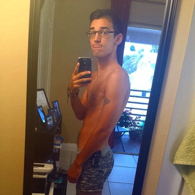 aidoneous:  Parading around in front of my balcony for the neighborhood to see is